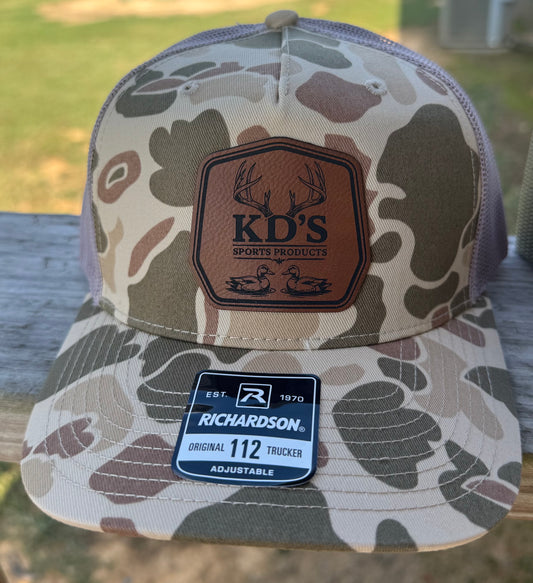 Tan Duck Camo Logo Hat